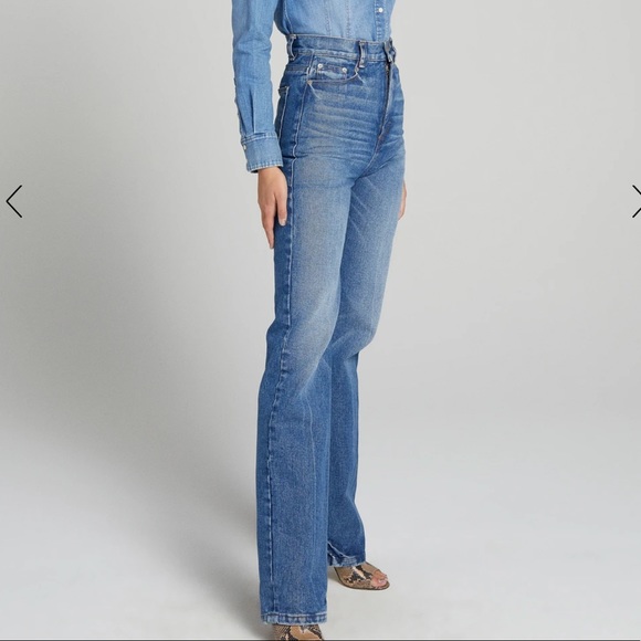 A.L.C. Denim - ALC High Rise Boot Leg Denim Jeans (Size 4)